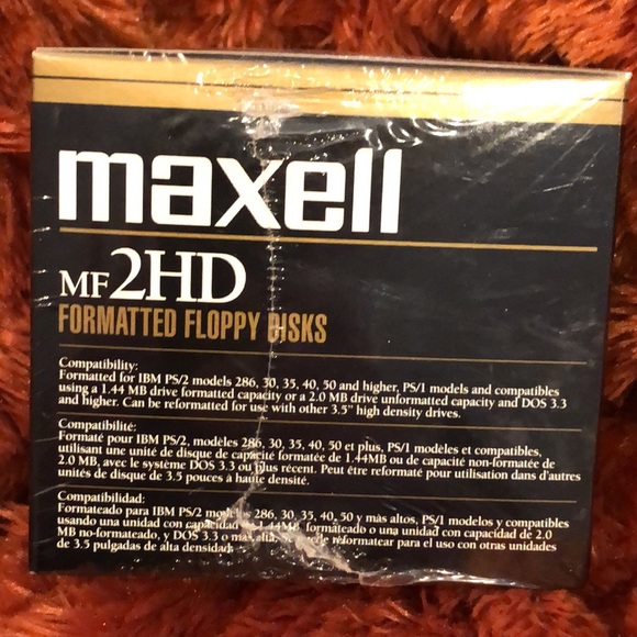 Maxell MF 2HD 3.5” High Density 30 Formatted Micro floppy disks - Picture 2 of 5